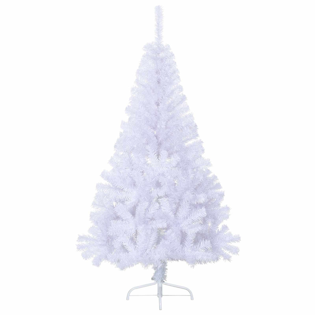 Artificial Christmas Tree with Stand White 150 cm PVC and Steel