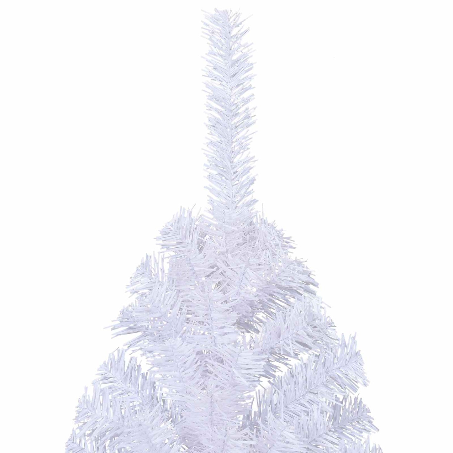 Artificial Christmas Tree with Stand White 210 cm PVC and Steel