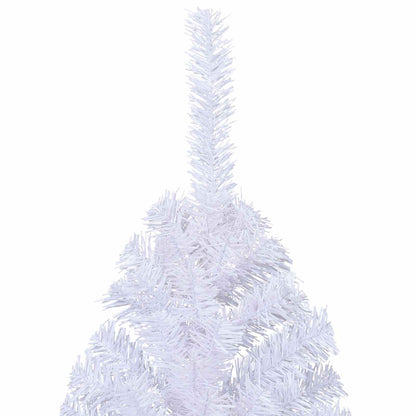 Artificial Christmas Tree with Stand White 210 cm PVC and Steel