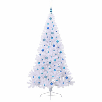 Artificial Christmas Tree with Stand White 210 cm PVC and Steel