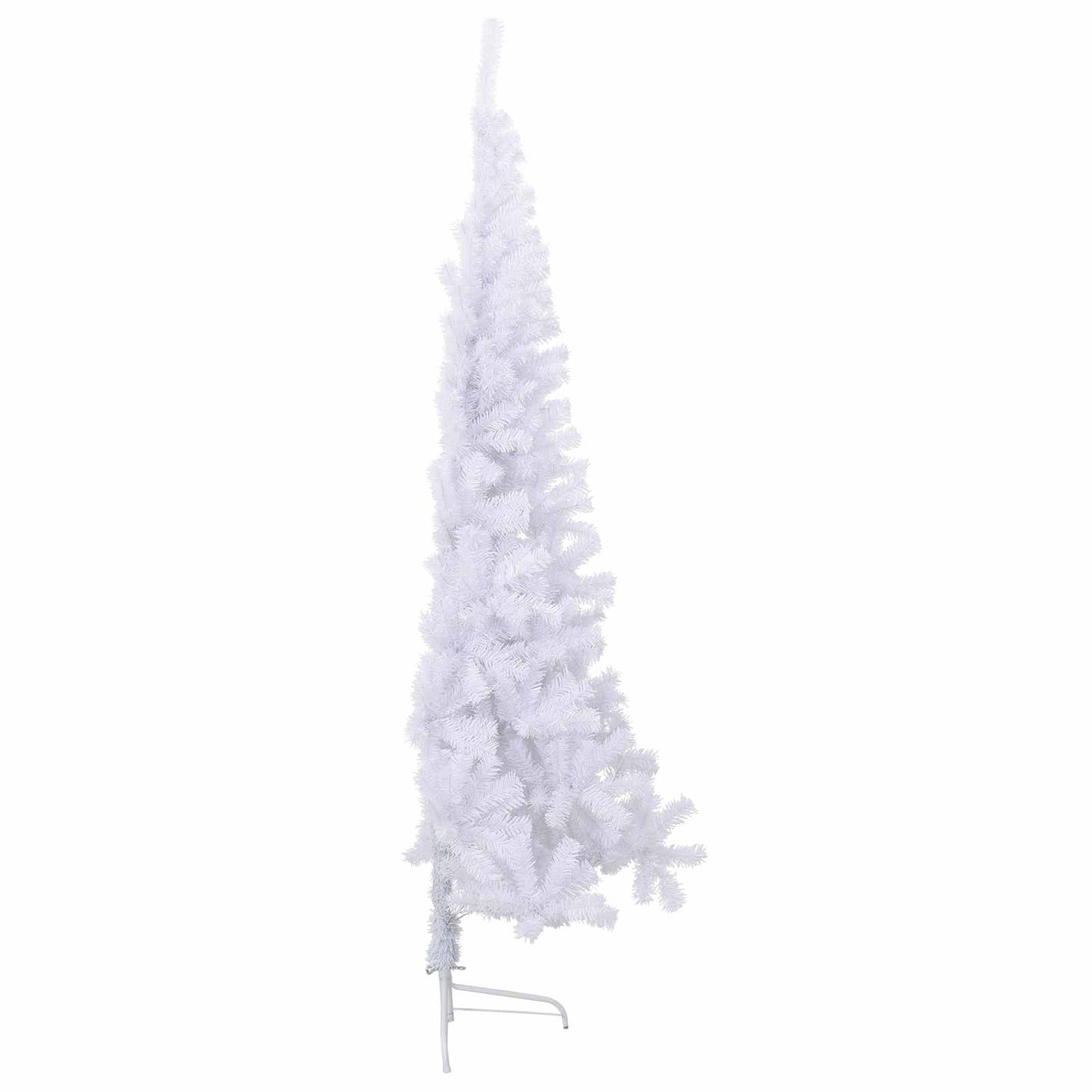 Artificial Christmas Tree with Stand White 210 cm PVC and Steel