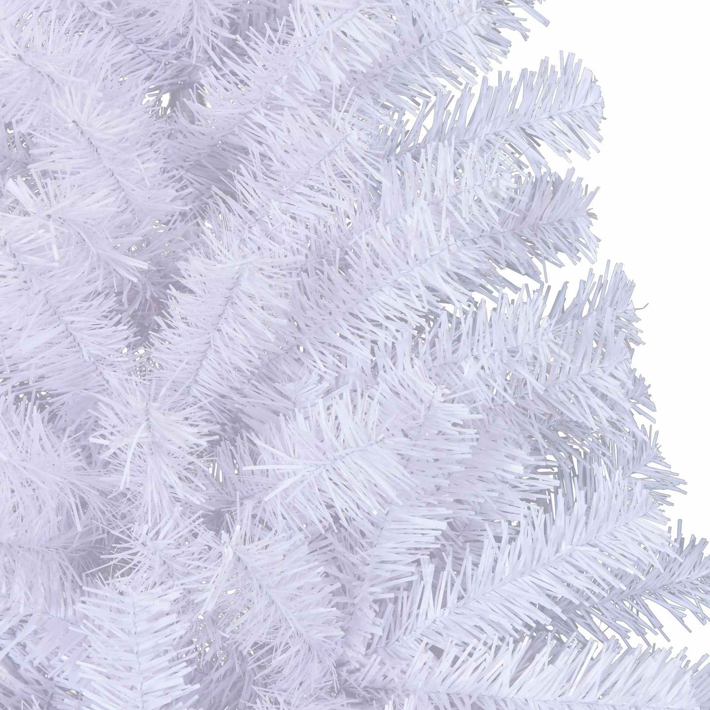 Artificial Christmas Tree with Stand White 240 cm PVC and Steel