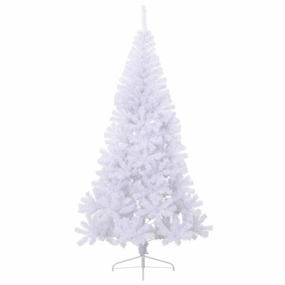 Artificial Christmas Tree White 240 cm PVC and Steel