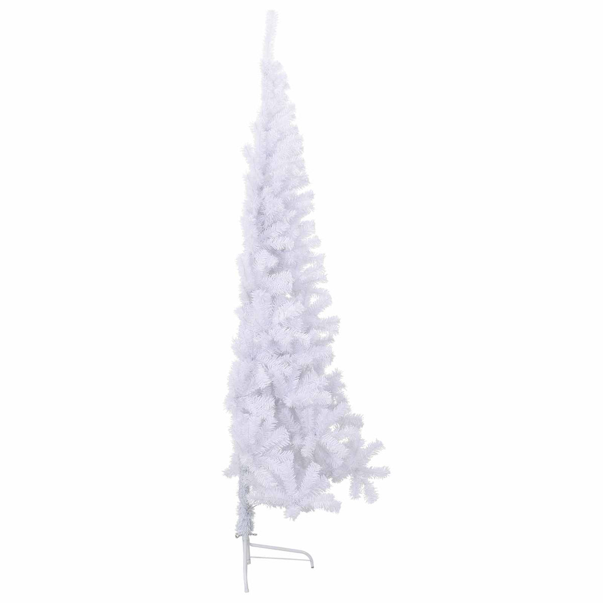 Artificial Christmas Tree White 240 cm PVC and Steel
