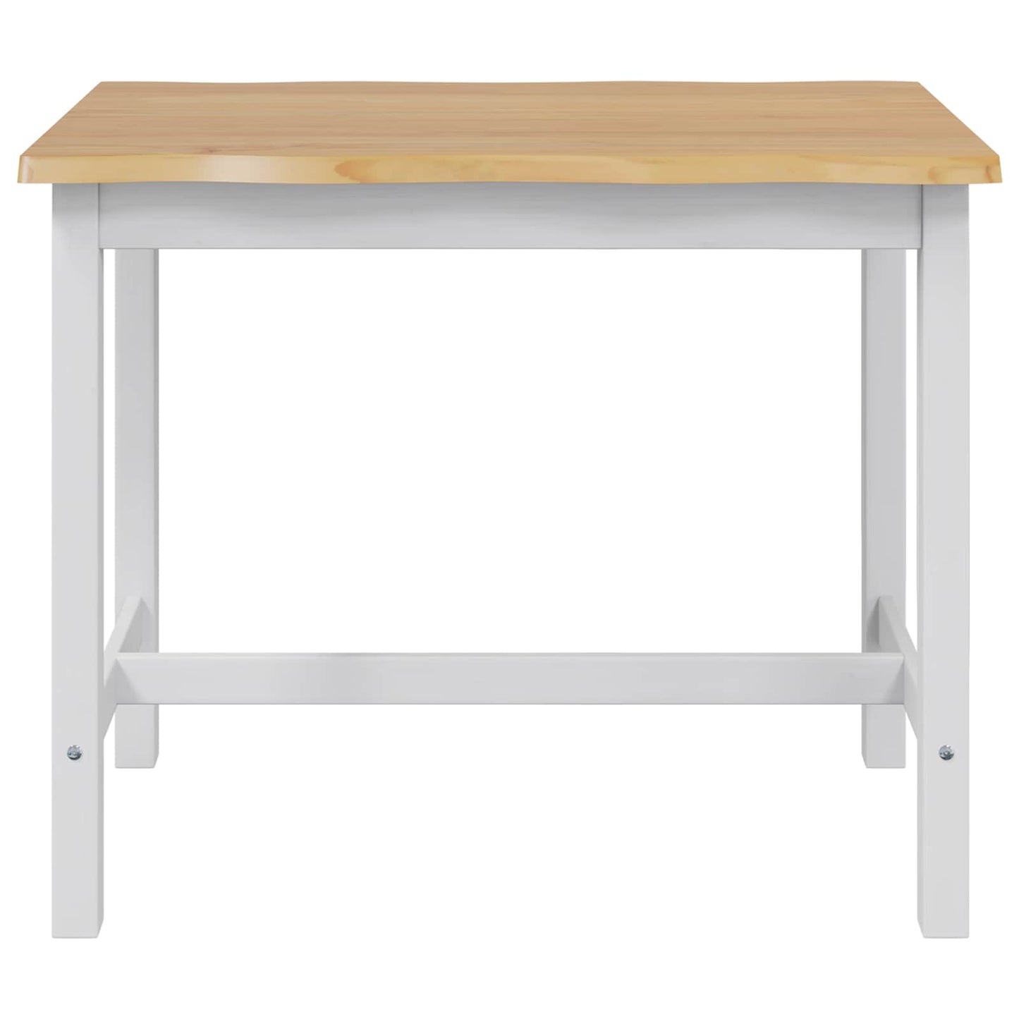 High Bar Table EKAI White 112 x 70 x 91 cm Solid Pine Wood