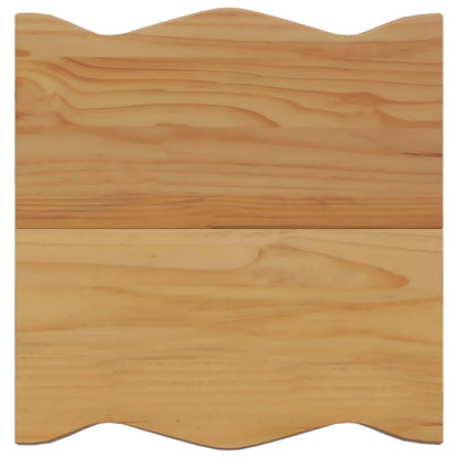 Side Table EKAI Black 50 x 50 x 45.5 cm Solid Pine Wood