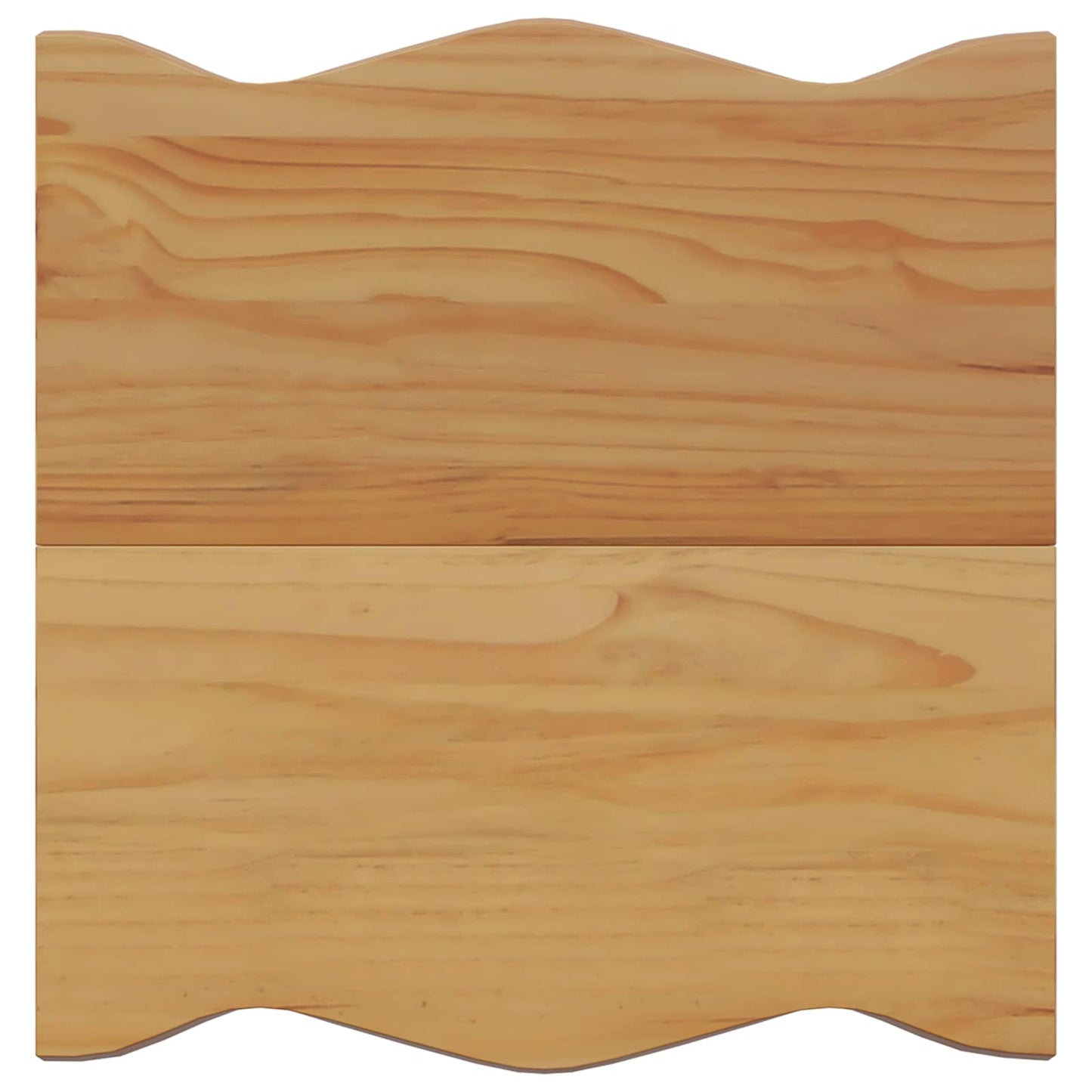 Side Table EKAI White 50 x 50 x 45.5 cm Solid Pine Wood