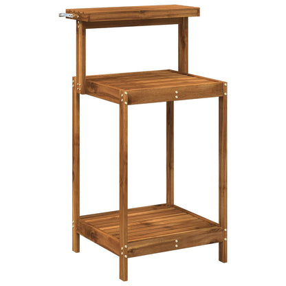 Outdoor Potting Bench 56.5 x 48.5 x 107 cm Solid Acacia Wood