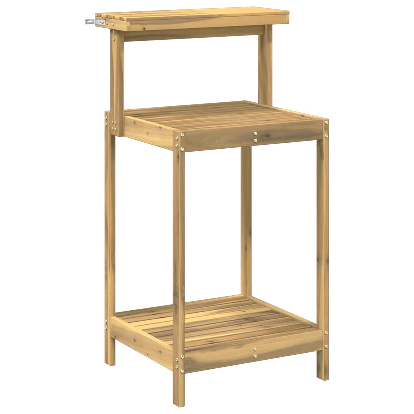 Outdoor Potting Bench 56.5 x 48.5 x 107 cm Solid Acacia Wood