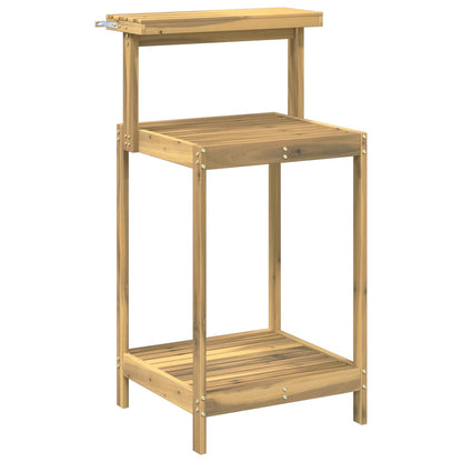 Outdoor Potting Bench 56.5 x 48.5 x 107 cm Solid Acacia Wood