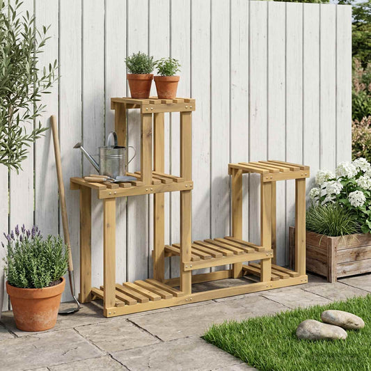 Plant Stand White 90 x 25 x 73 cm Solid Acacia Wood