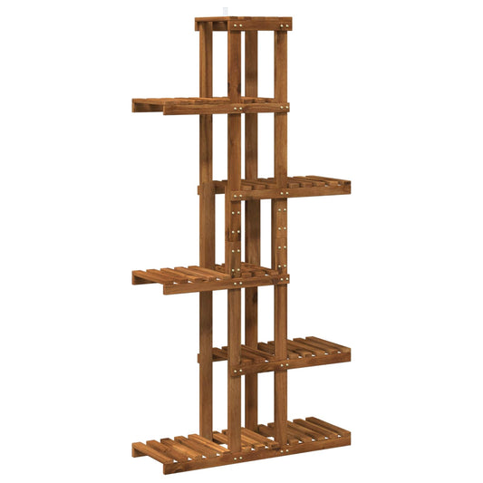 Plant Stand Natural 68 x 23.5 x 140 cm Solid Acacia Wood