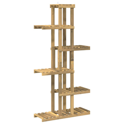 Plant Stand White 68 x 23.5 x 140 cm Solid Acacia Wood