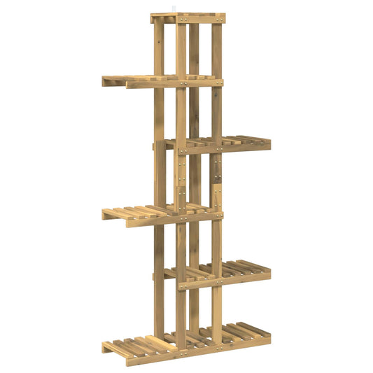 Plant Stand White 68 x 23.5 x 140 cm Solid Acacia Wood
