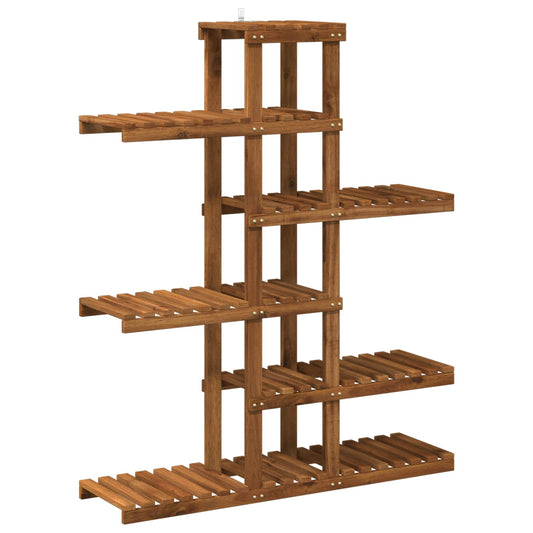 Plant Stand Natural 93 x 25 x 114.5 cm Solid Acacia Wood