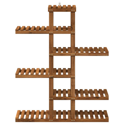 Plant Stand Natural 93 x 25 x 114.5 cm Solid Acacia Wood