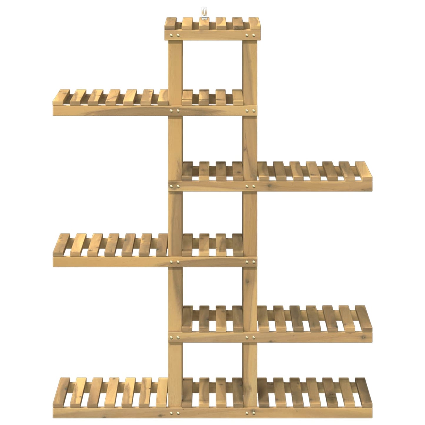 Plant Stand White 93 x 25 x 114.5 cm Solid Acacia Wood