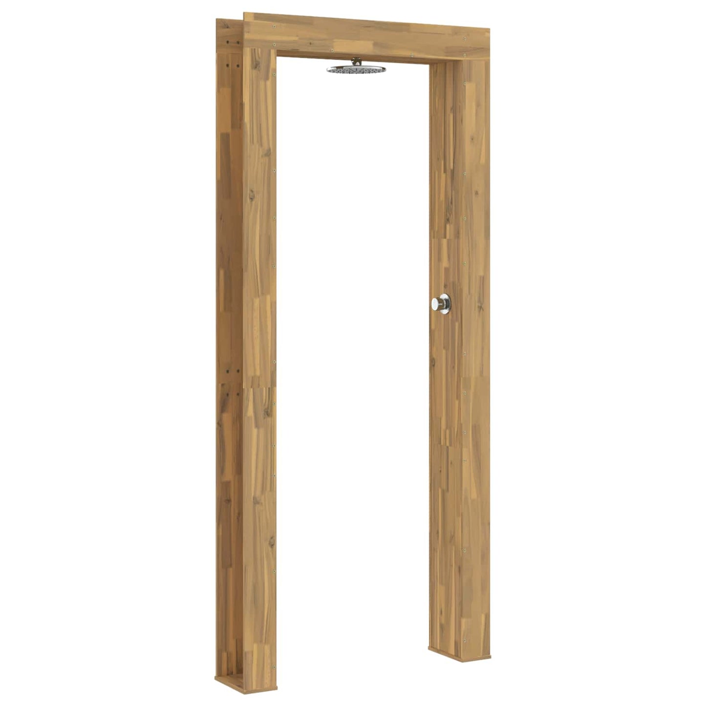 Outdoor Shower 226 cm Solid Acacia Wood and Stainless Steel