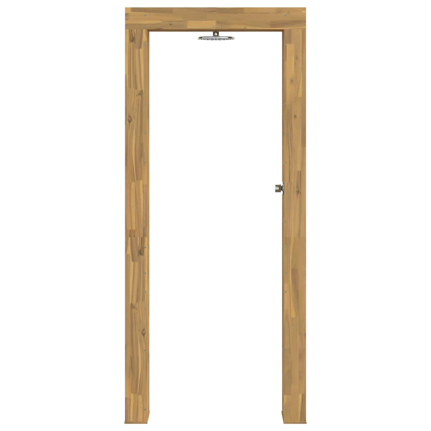 Outdoor Shower 226 cm Solid Acacia Wood and Stainless Steel