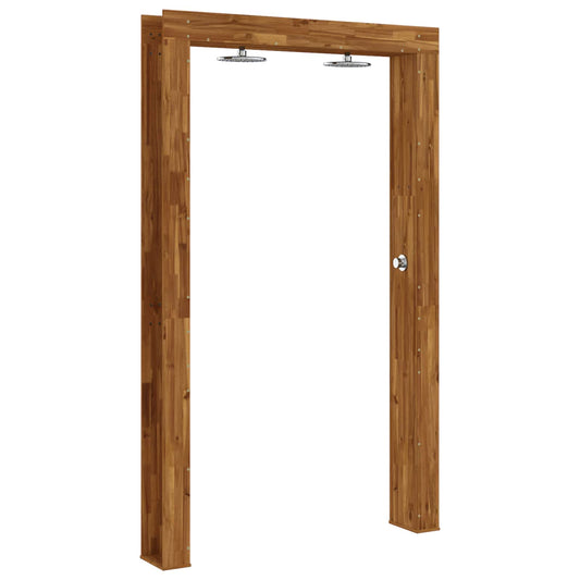 Outdoor Shower 226 cm Solid Acacia Wood and Stainless Steel