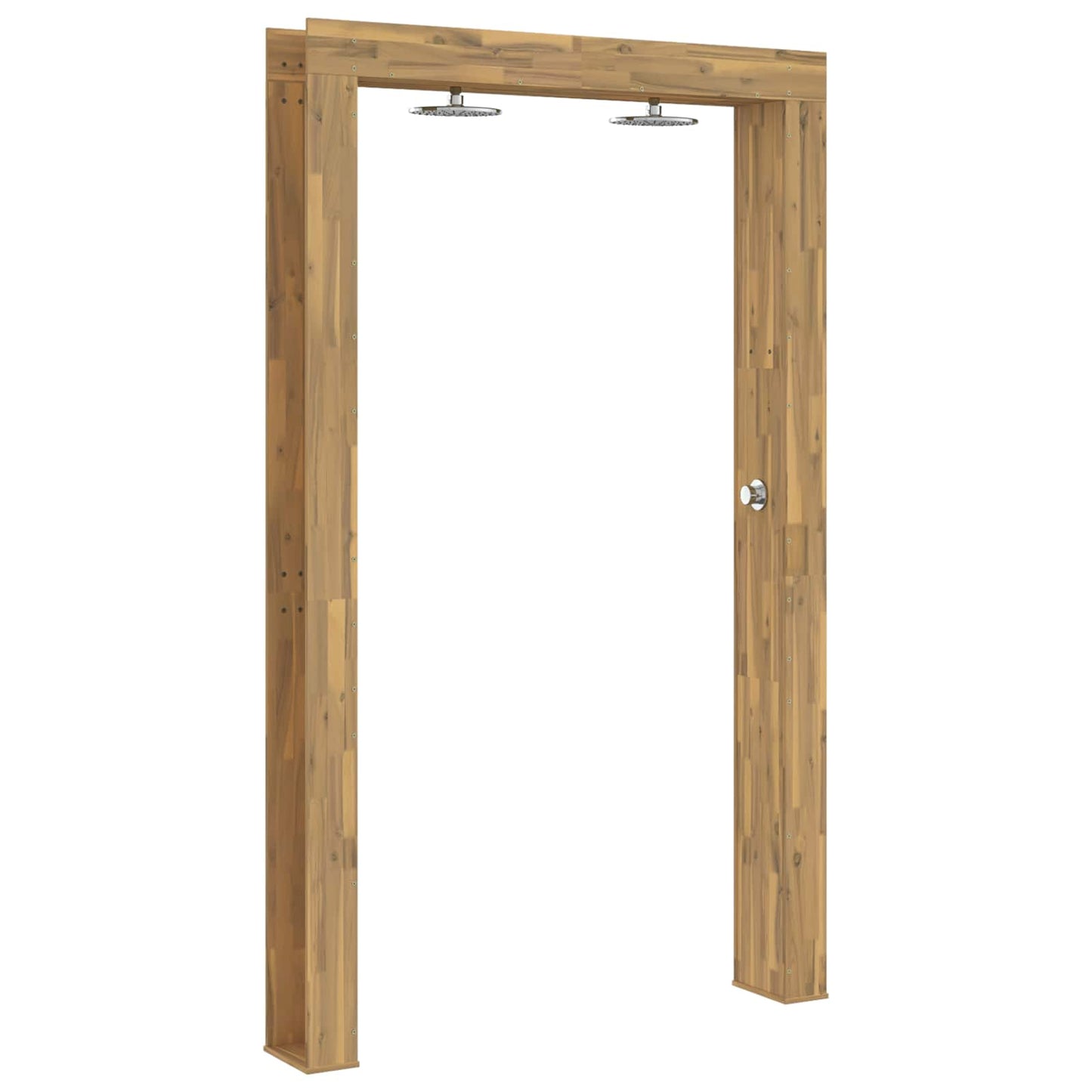 Outdoor Shower 226 cm Solid Acacia Wood and Stainless Steel