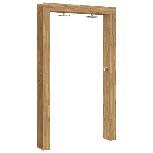 Outdoor Shower 226 cm Solid Acacia Wood and Stainless Steel