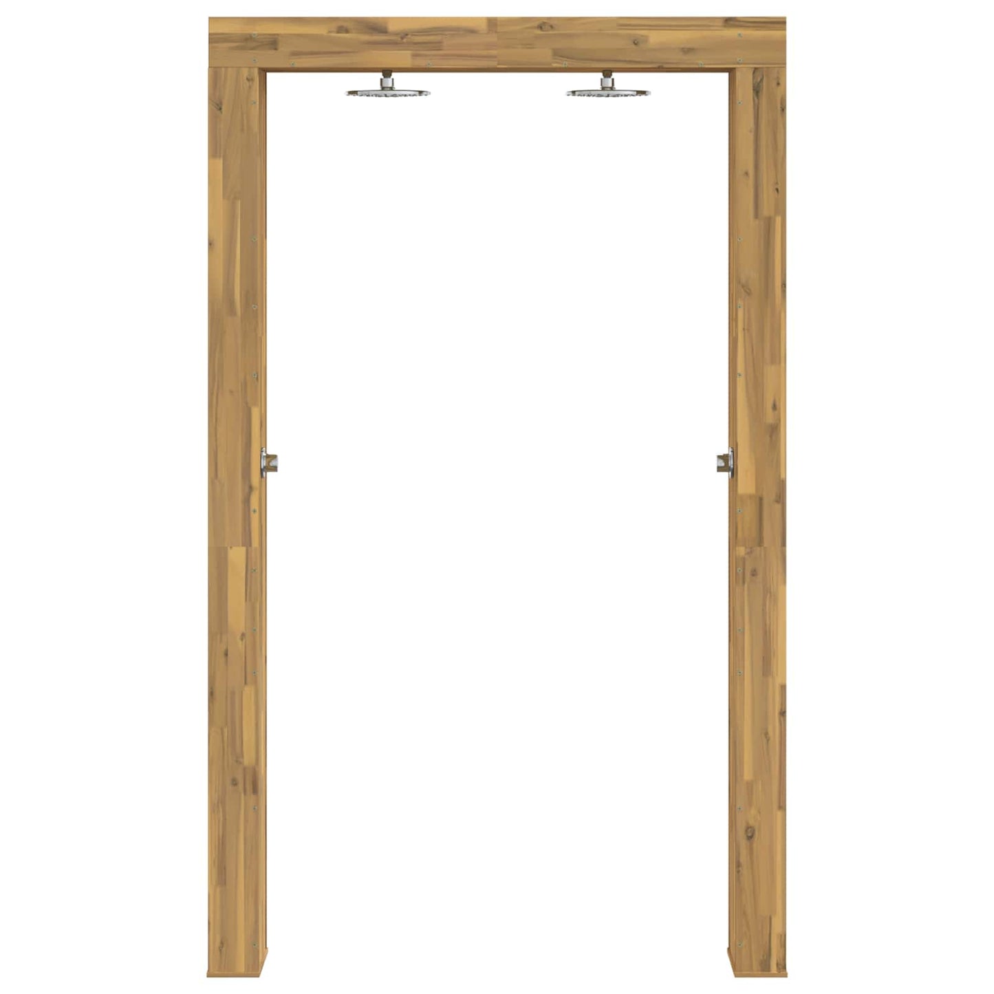 Outdoor Shower 226 cm Solid Acacia Wood and Stainless Steel