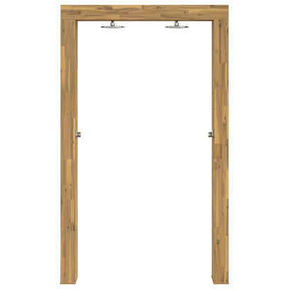 Outdoor Shower 226 cm Solid Acacia Wood and Stainless Steel