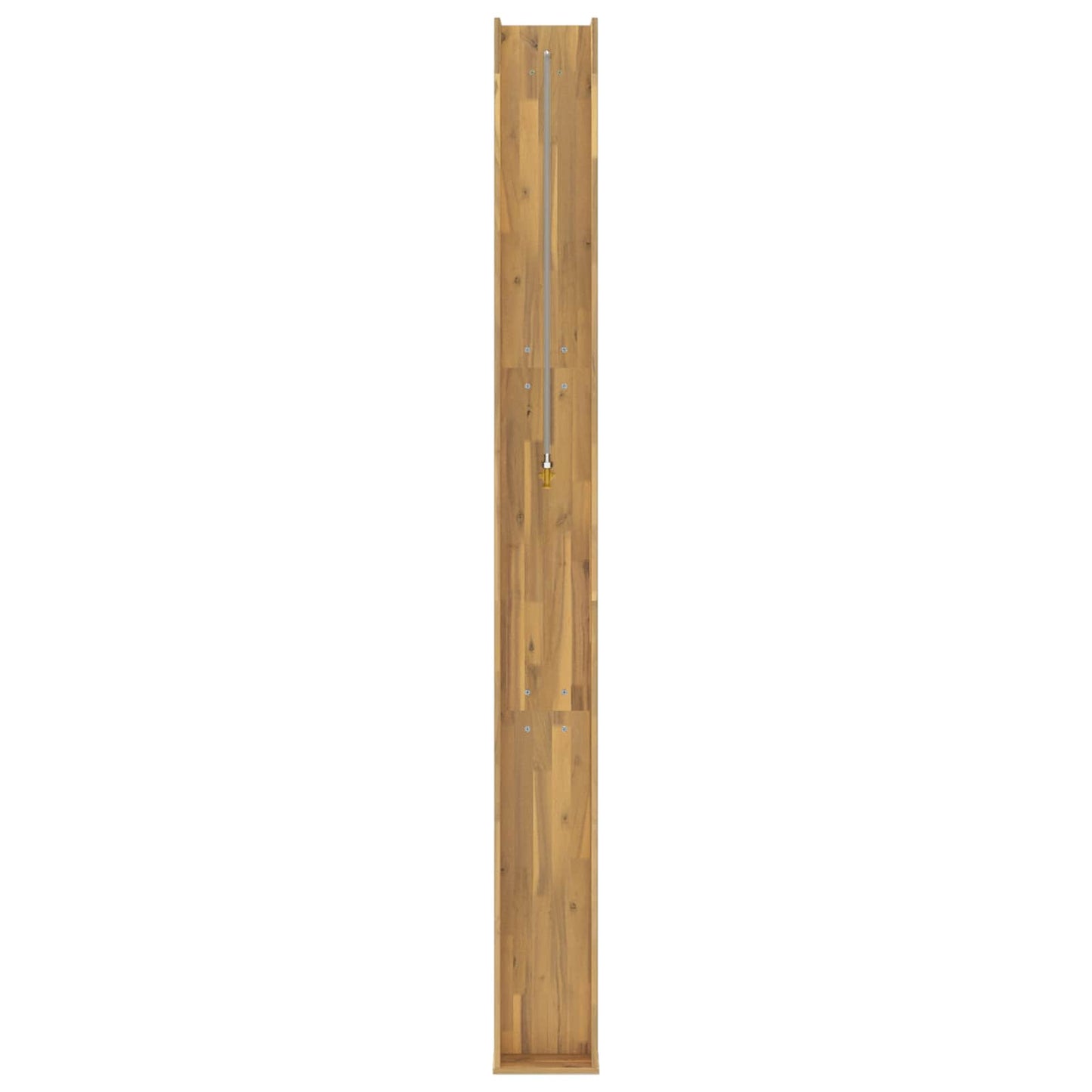 Outdoor Shower 226 cm Solid Acacia Wood and Stainless Steel