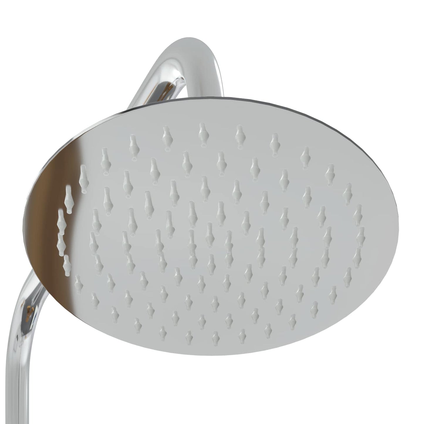 Outdoor Shower 257 cm Solid Acacia Wood and Stainless Steel