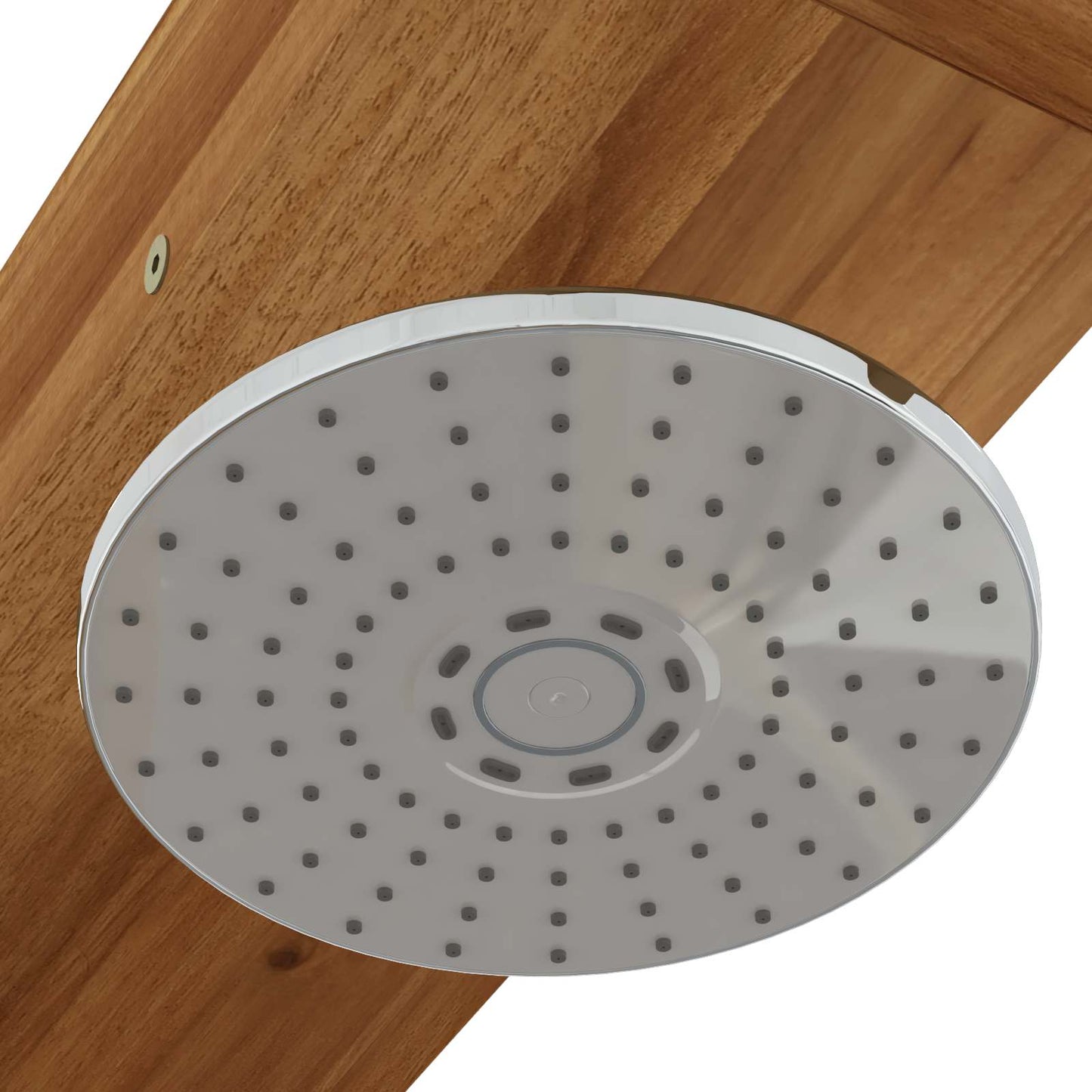 Outdoor Shower 210.5 cm Solid Acacia Wood and Stainless Steel