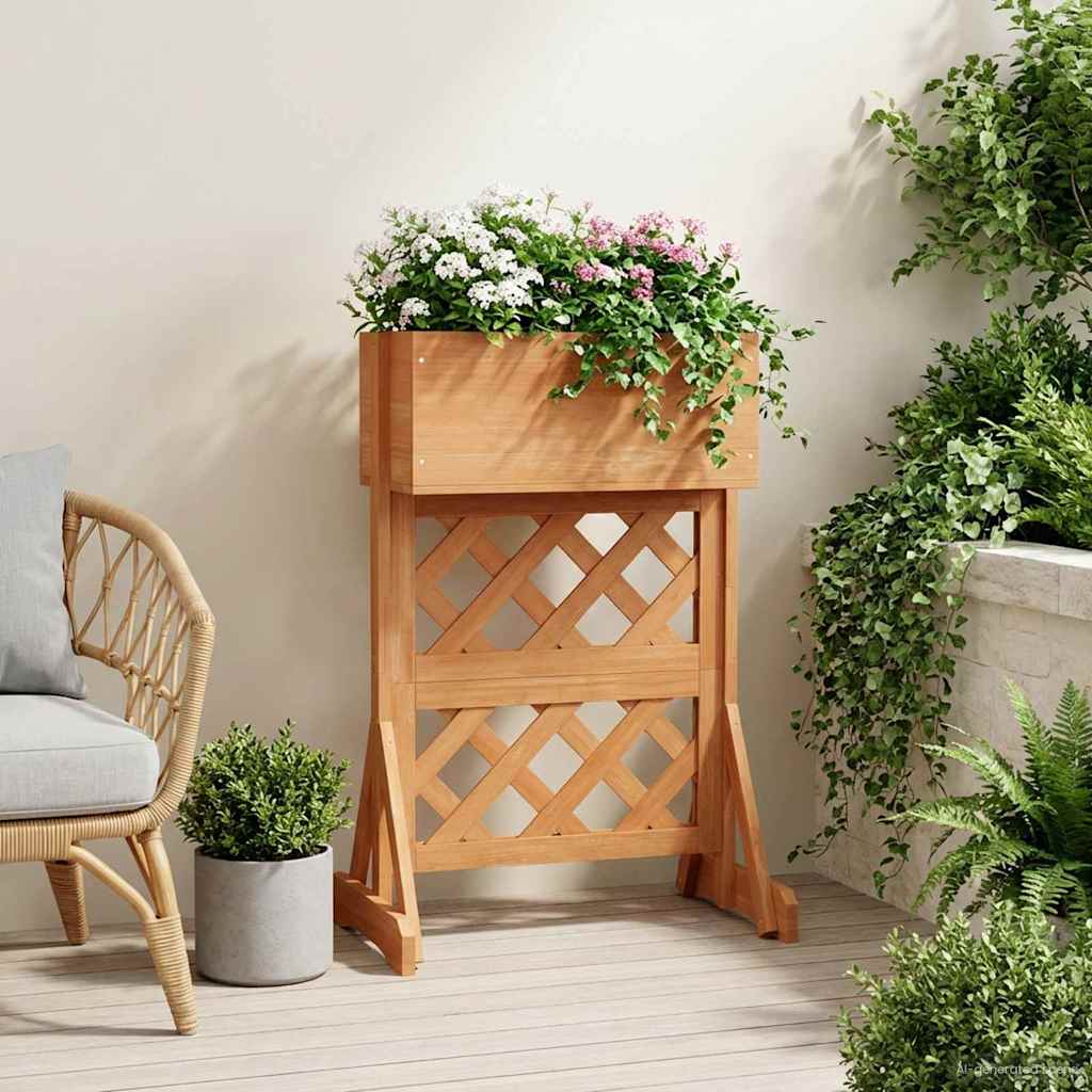 Vertical Garden Trellis Orange 48 x 30 x 70.5 cm Solid Fir Wood