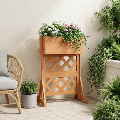 Vertical Garden Trellis Orange 48 x 30 x 70.5 cm Solid Fir Wood