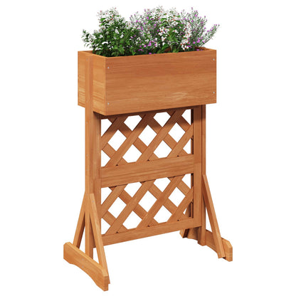 Vertical Garden Trellis Orange 48 x 30 x 70.5 cm Solid Fir Wood