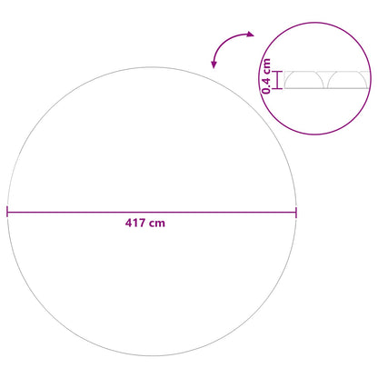Solar Pool Cover Heavy Quality Ø 417 cm 200 μm Round PE