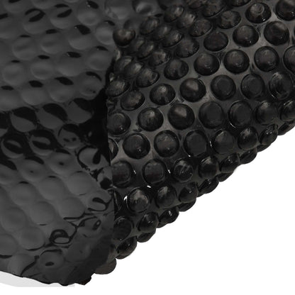 Solar Pool Cover Extra Heavy Ø 381 cm 400 μm Round PE Black