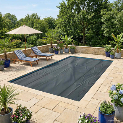 Solar Pool Cover Extra Heavy 488 x 244 cm 400 μm Square PE