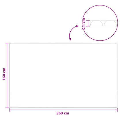 Solar Pool Cover Extra Heavy 260 x 160 cm 400 μm Square PE