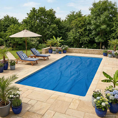 Solar Pool Cover Extra Heavy 800 x 500 cm 400 μm Square PE