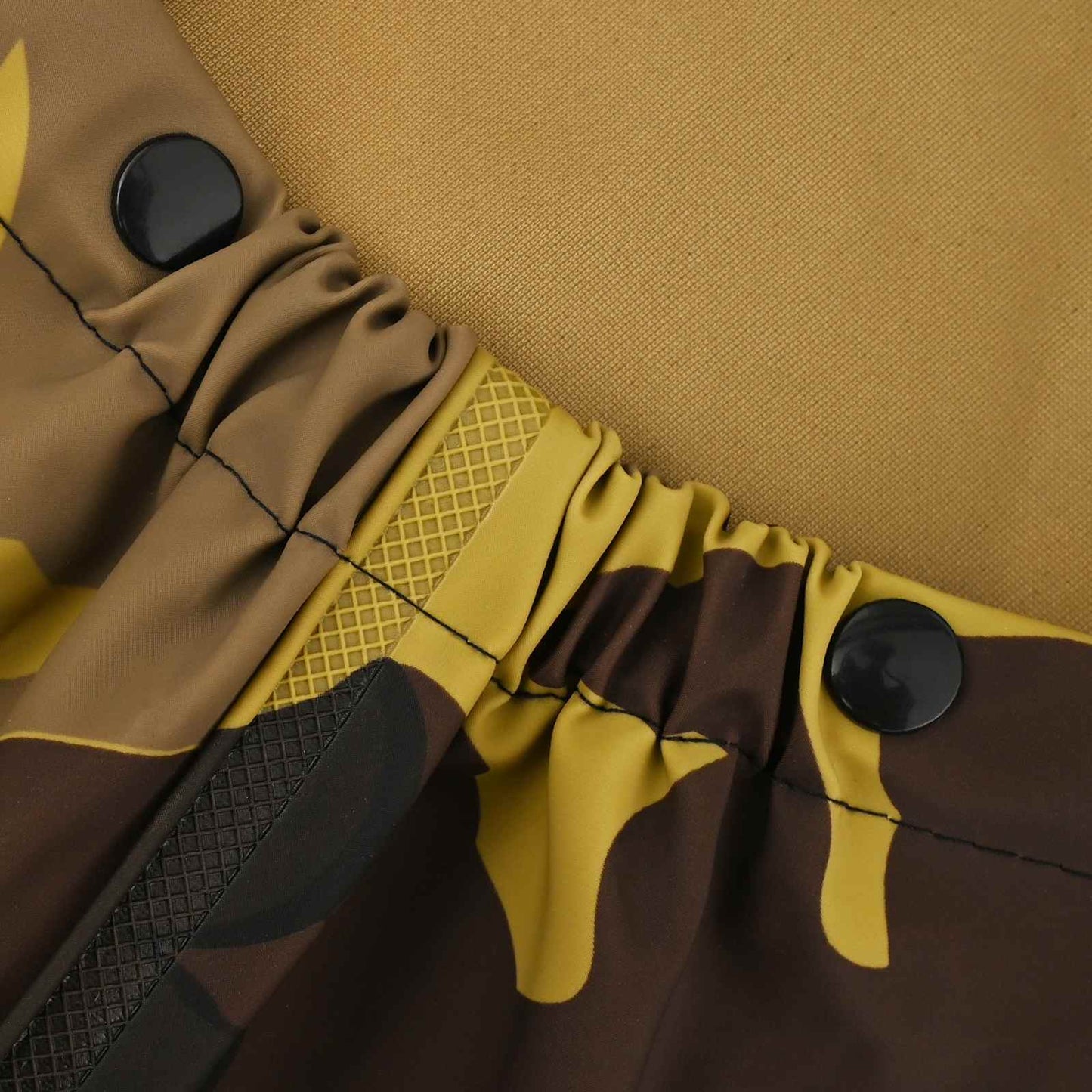 Chest Waders with Boots PVC Coated Polyester Size 40 Camouflage