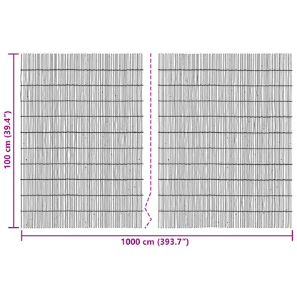 Garden Fence Carbonized