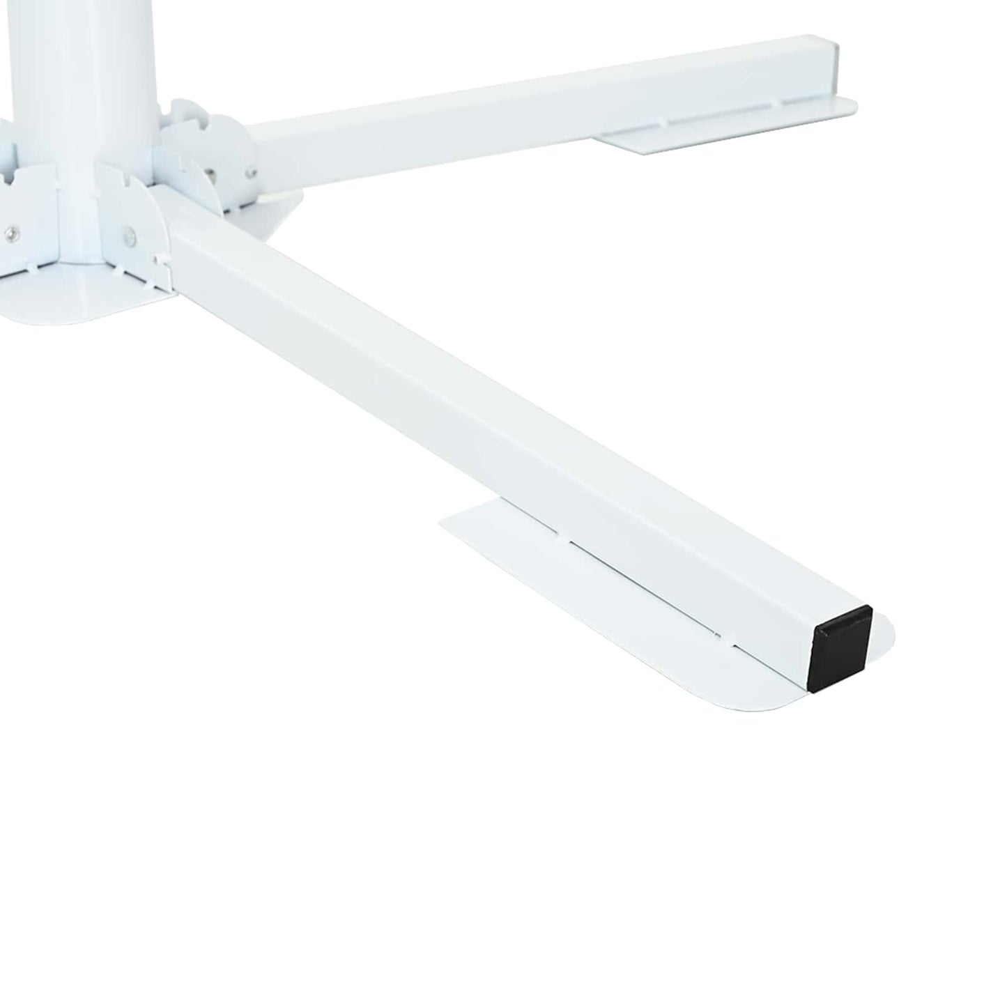 Parasol Stand White Steel