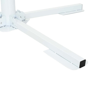 Parasol Stand White Steel