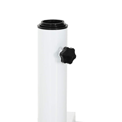 Parasol Stand White Steel