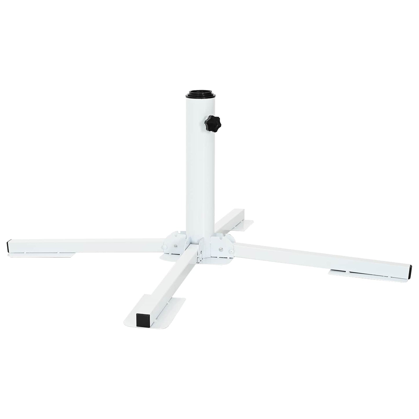 Parasol Stand White Steel