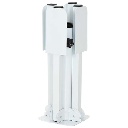 Parasol Stand White Steel