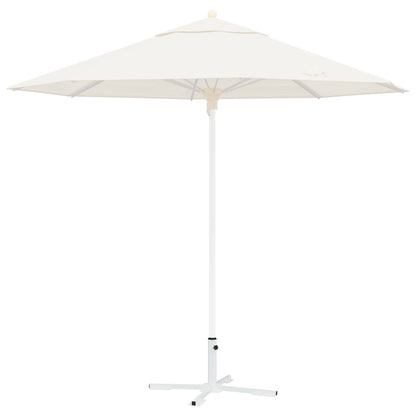 Parasol Stand White Steel