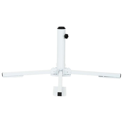 Parasol Stand White Steel
