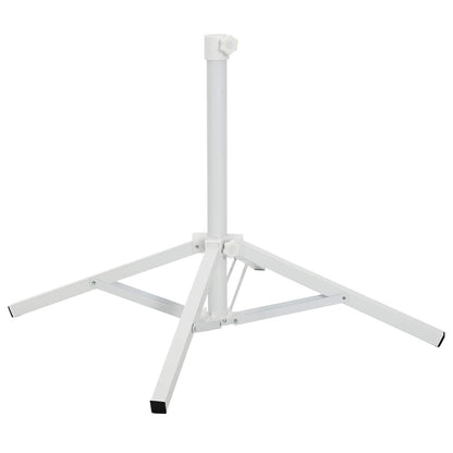 Parasol Stand White Steel for 25-32 mm Pole