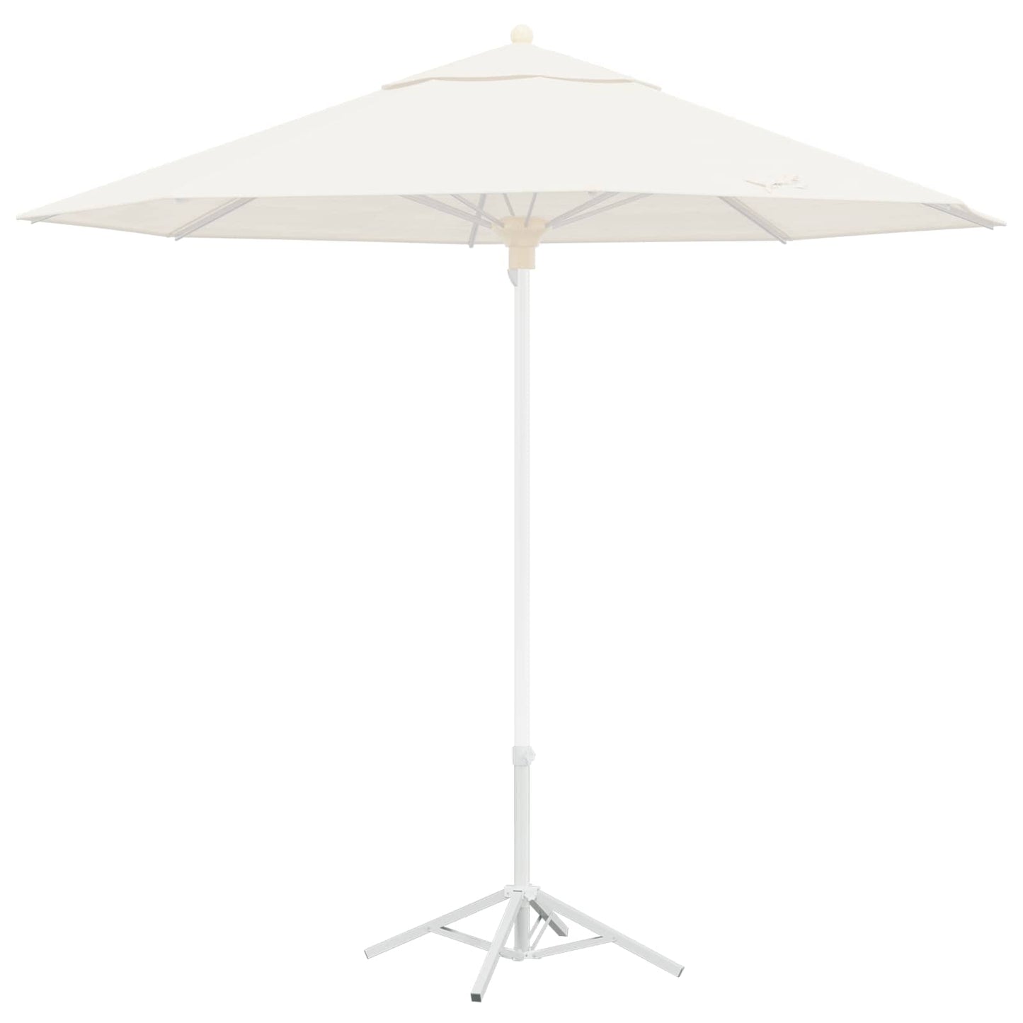 Parasol Stand White Steel for 25-32 mm Pole
